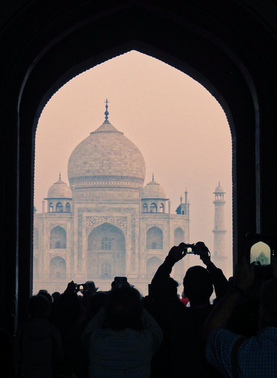 taj mahal  india  agra free photo