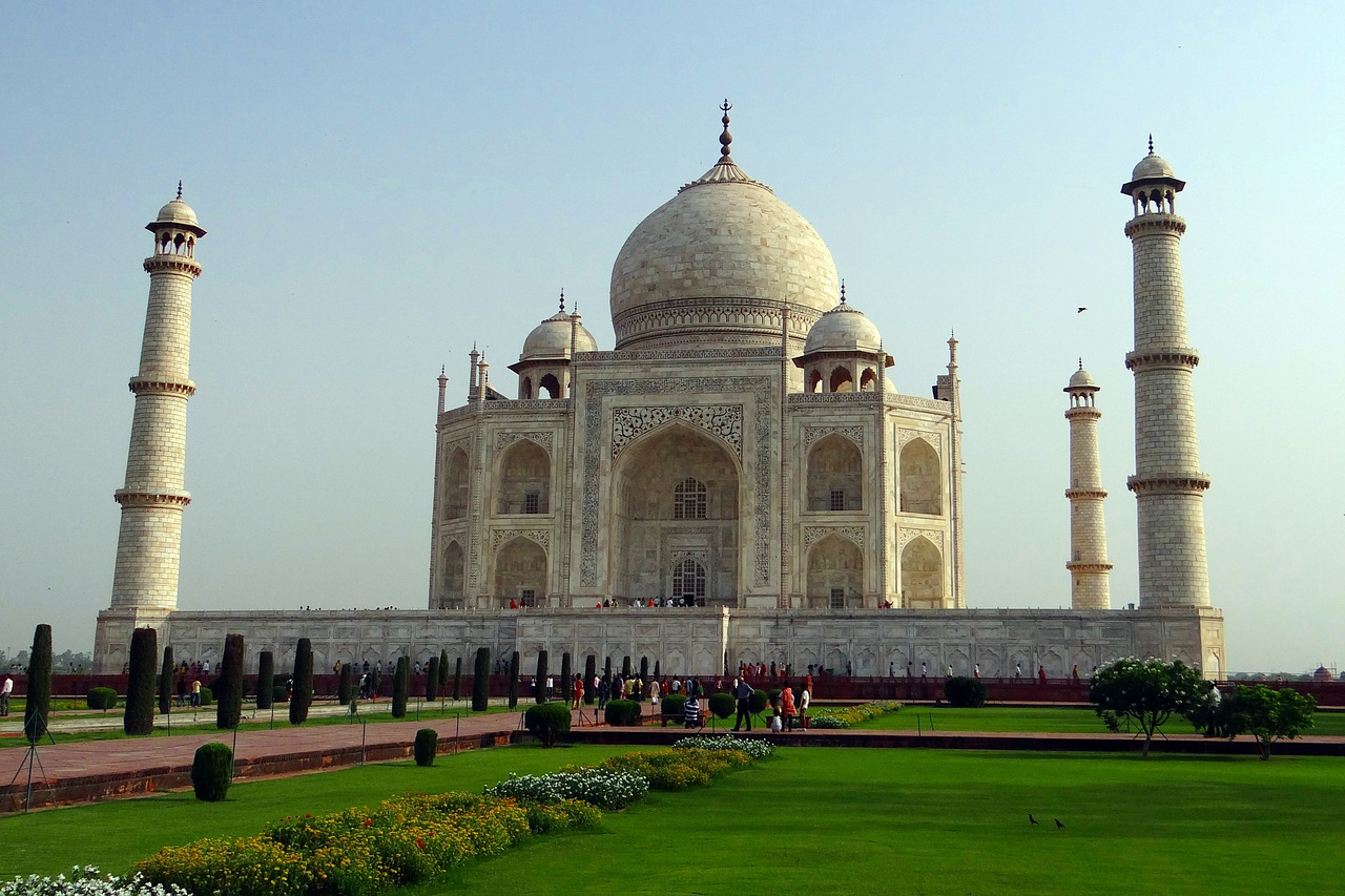 taj mahal unesco site world wonder free photo