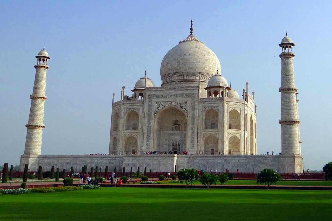 taj mahal unesco site world wonder free photo