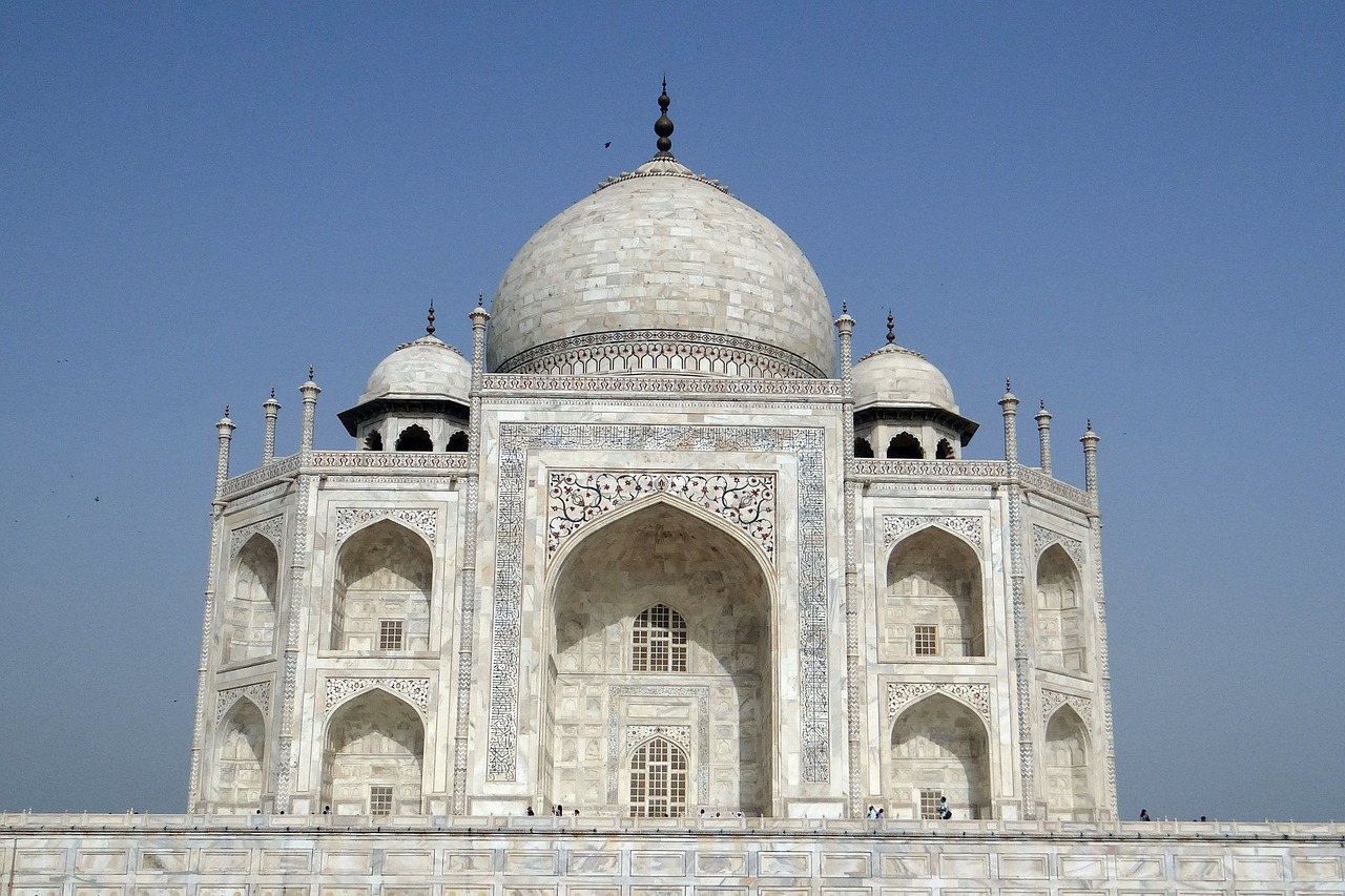 taj mahal unesco site world wonder free photo