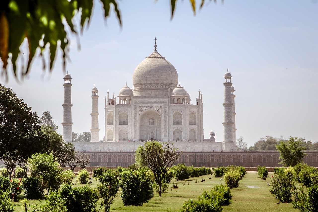 taj mahal  india  monument free photo