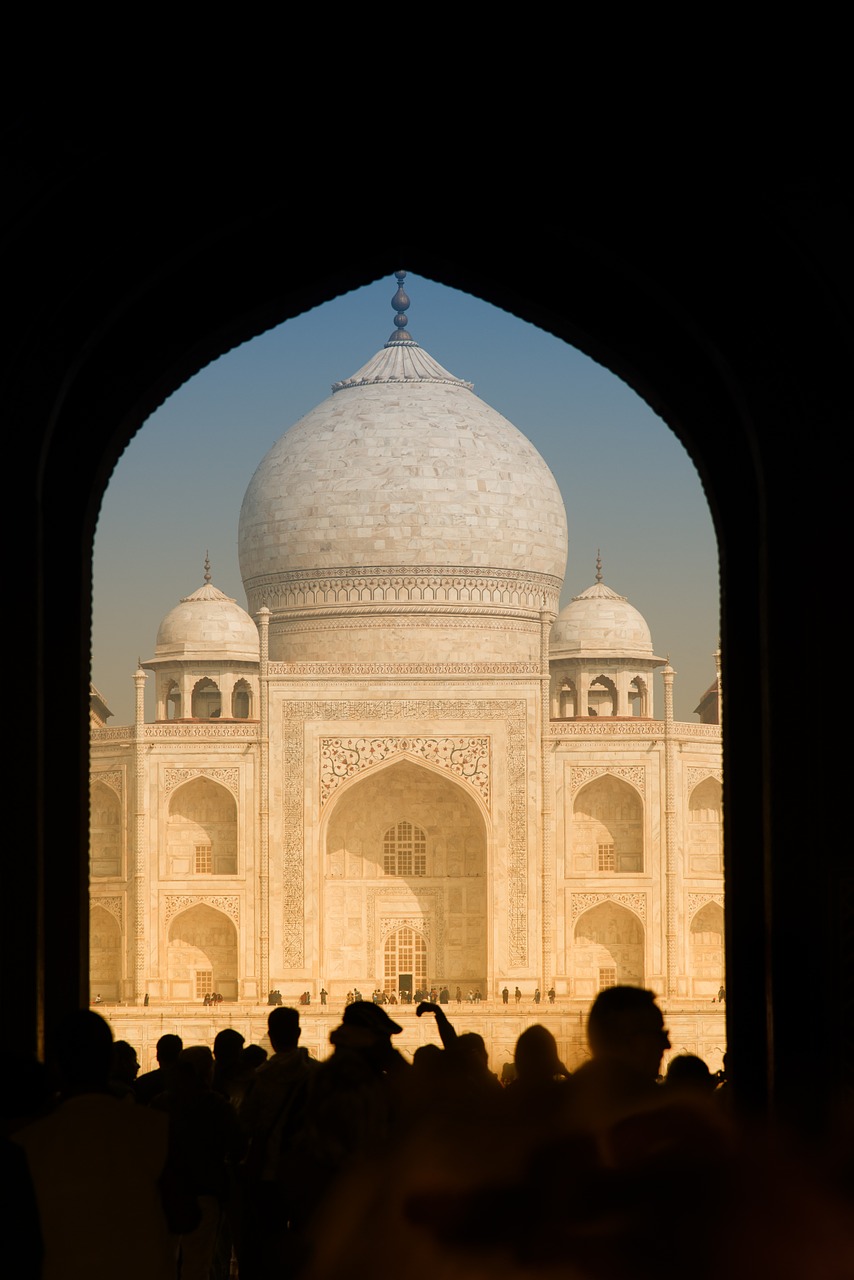 taj mahal india travel free photo