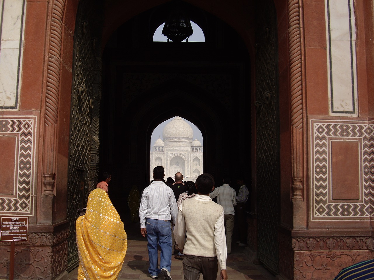 taj mahal india temple free photo