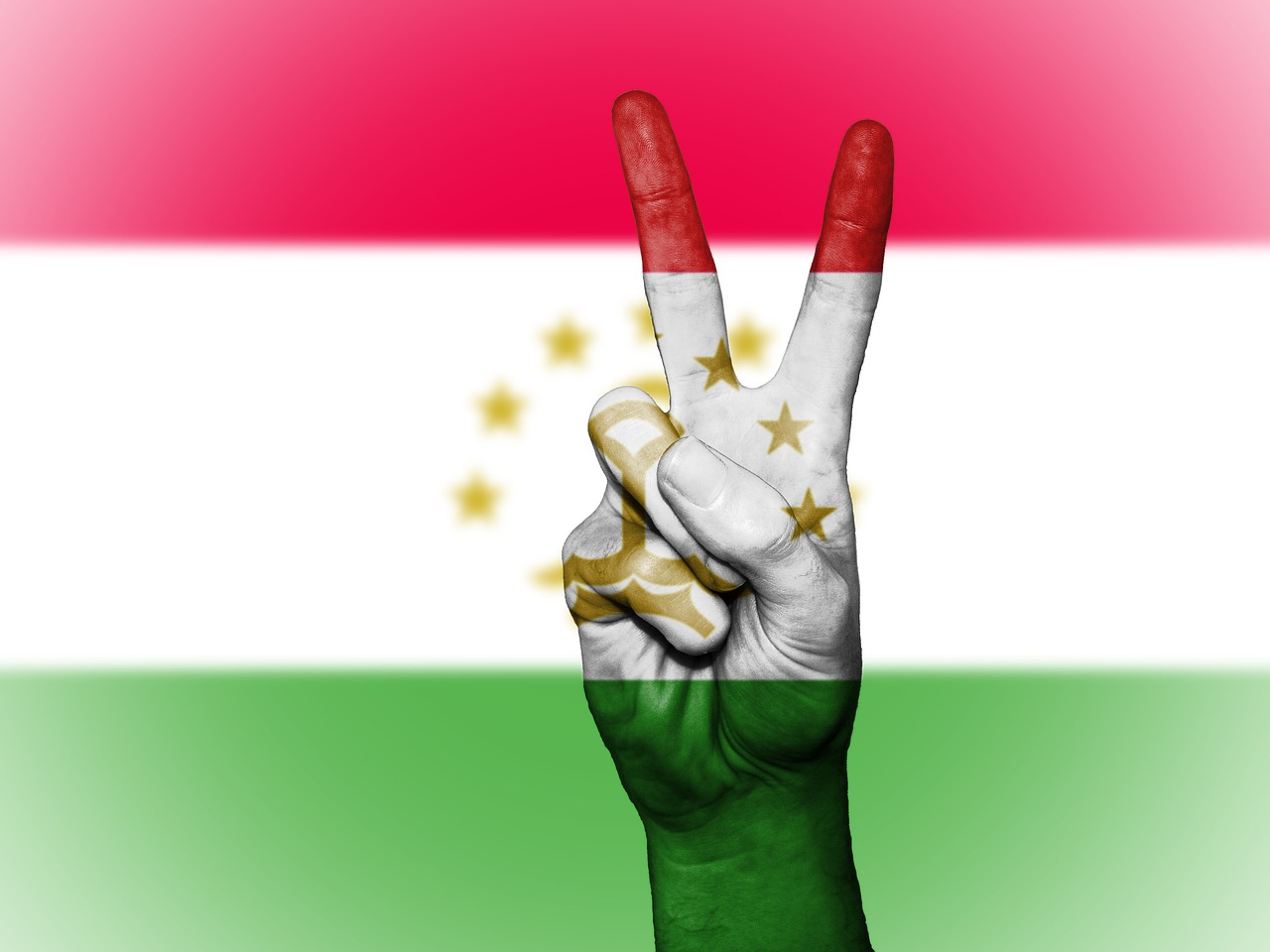 tajikistan peace hand free photo