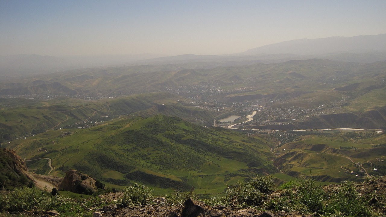 tajikistan mountains landscape free photo