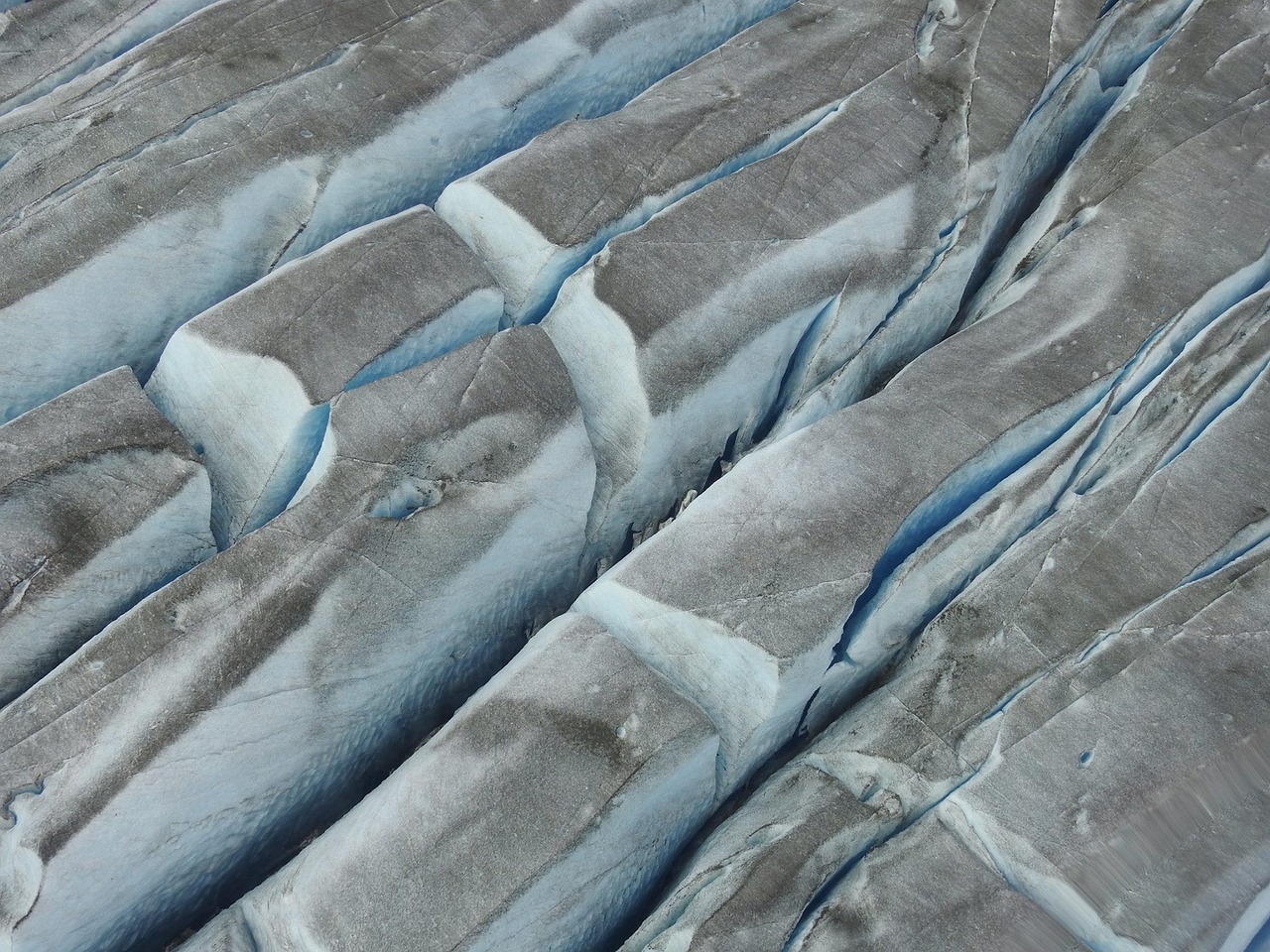 taku glacier crevasses glacier free photo