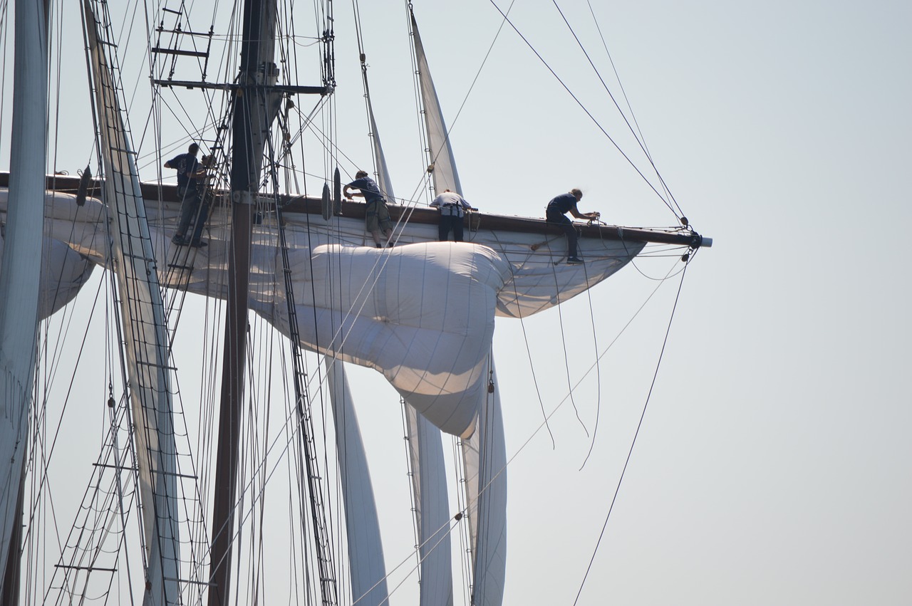 tall ship rigging sail free photo