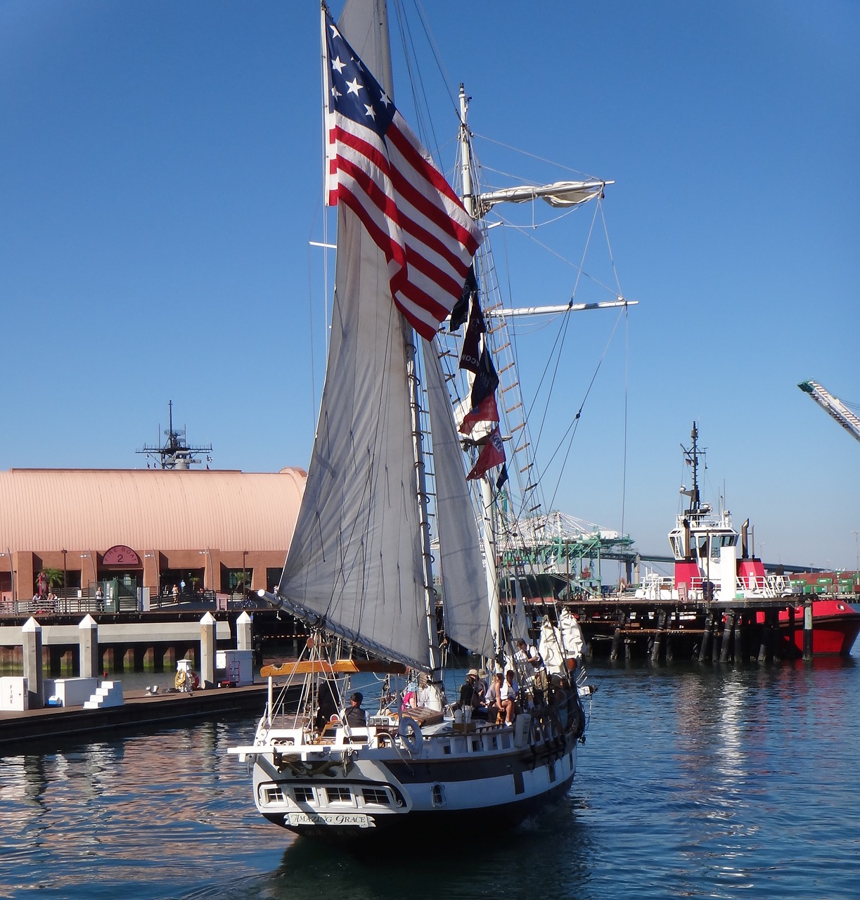 tall ship sailing vessel free photo