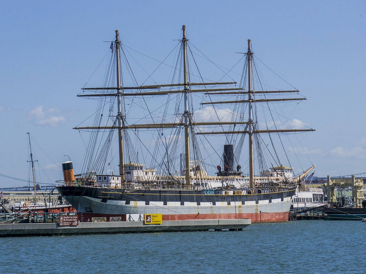 tall ship balclutha san francisco free photo