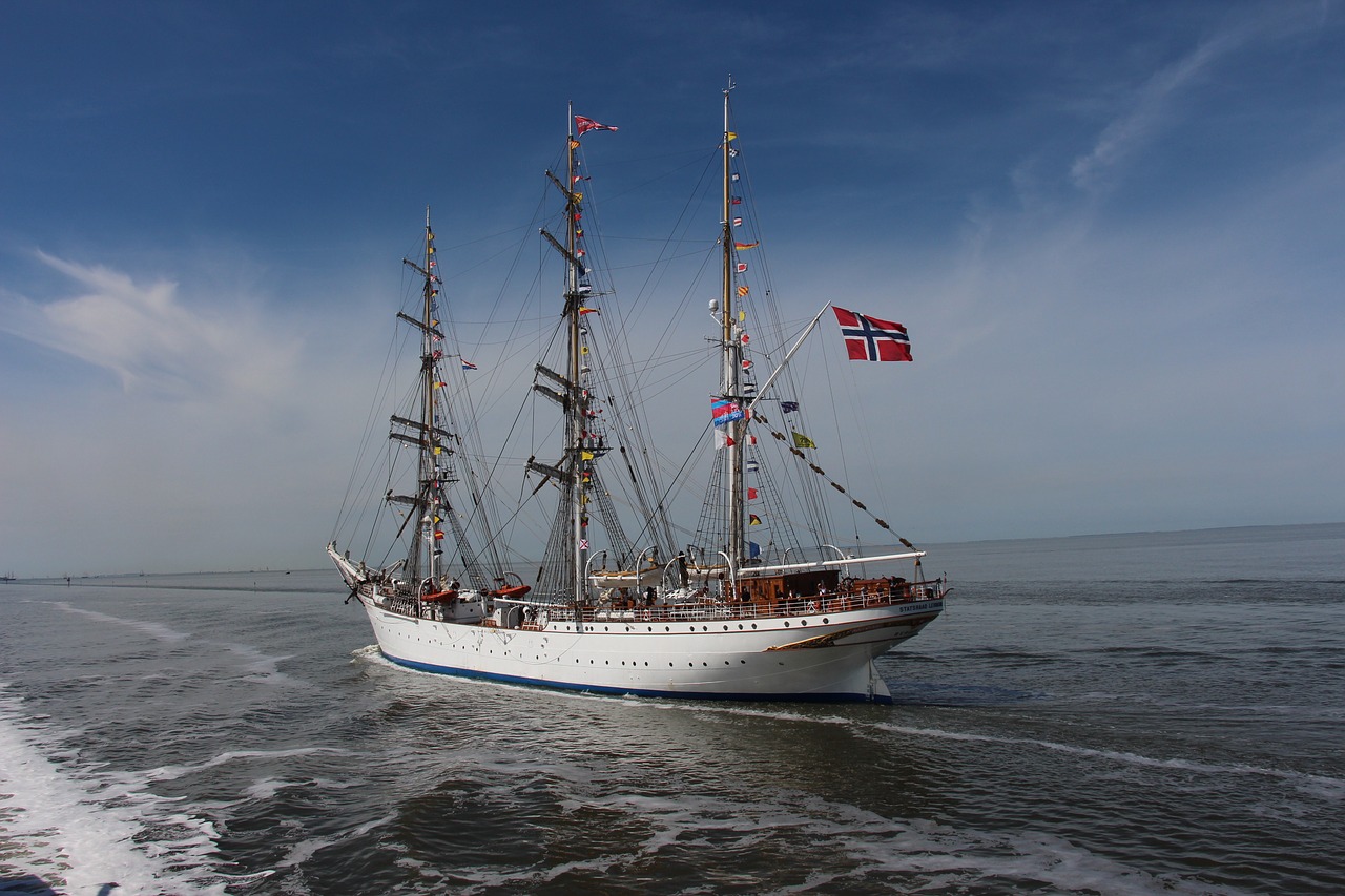 tall ship  norway  wadden sea free photo