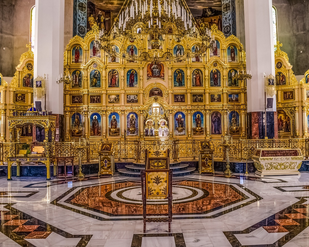 tamassos bishop russian church icon screen free photo