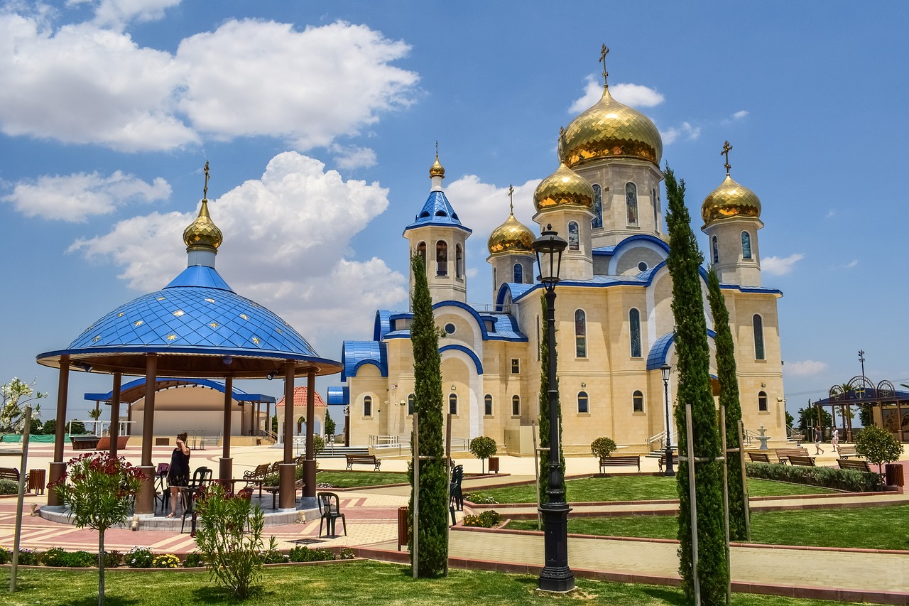 tamassos bishop russian church dome free photo