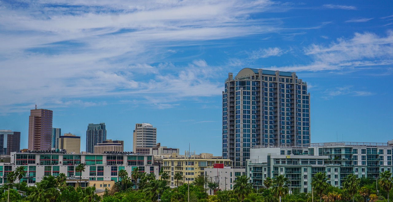 tampa florida skyline free photo