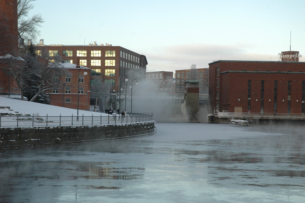 tampere  city  winter free photo