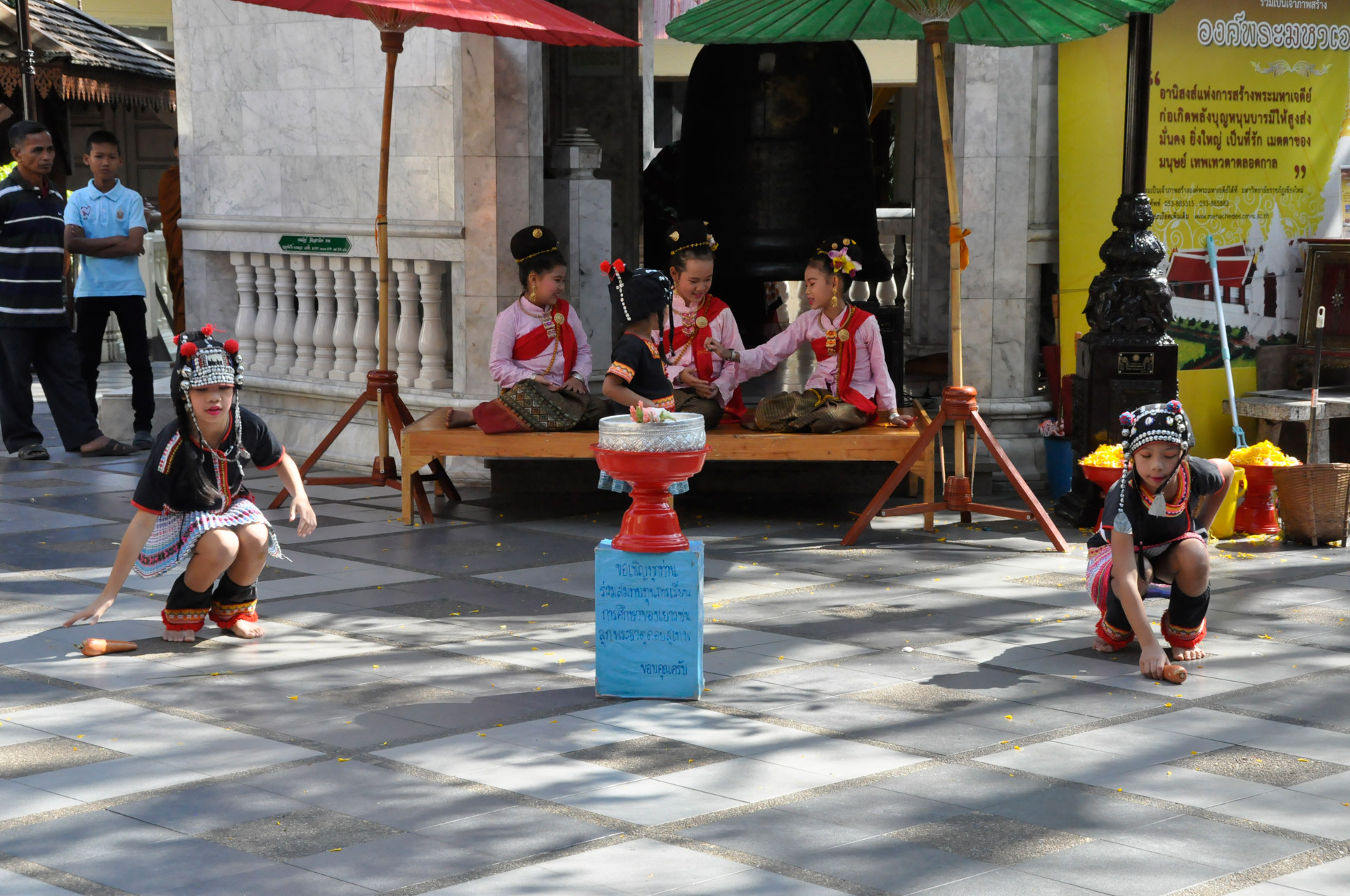 dancers thailand colors free photo