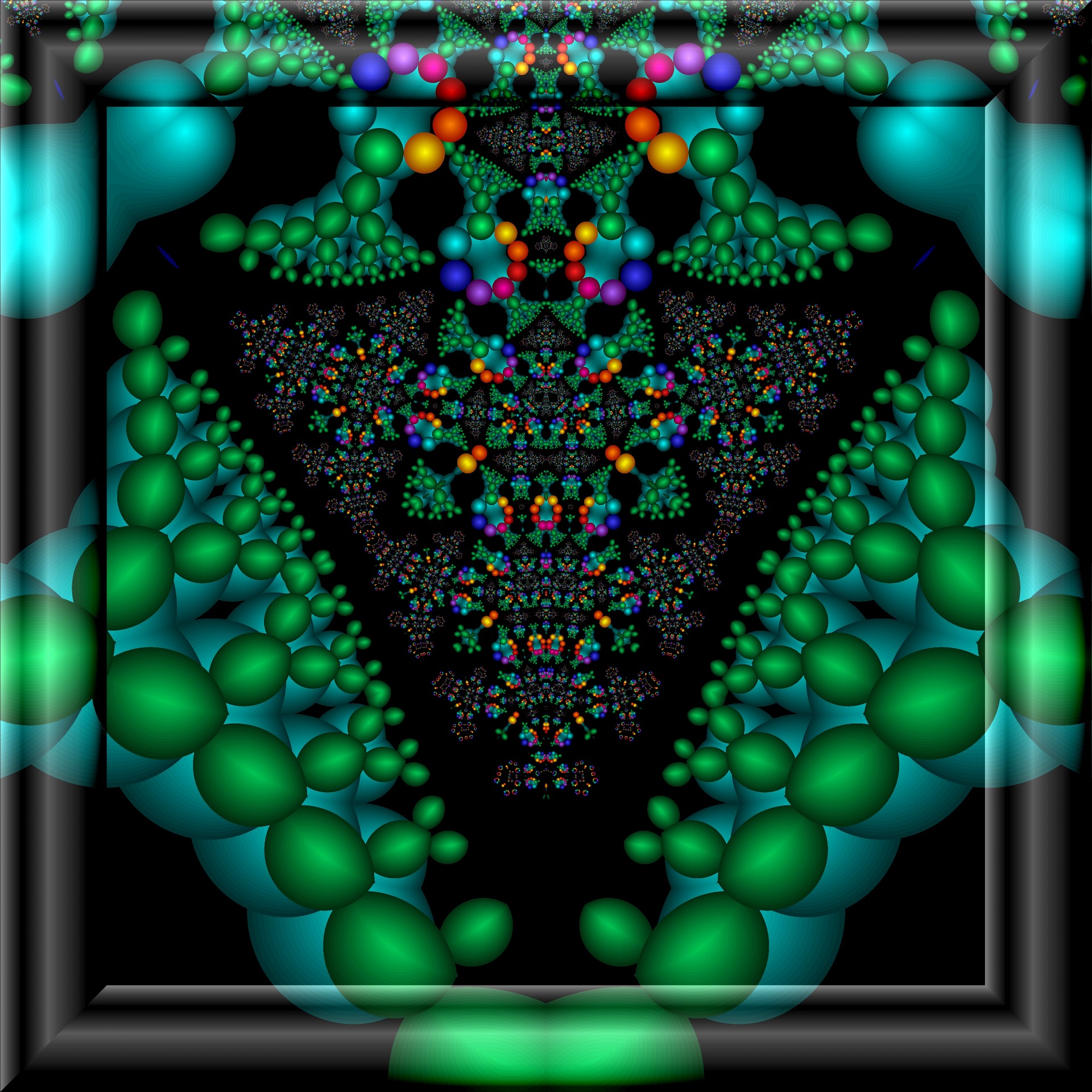 tangent balls fractal free photo