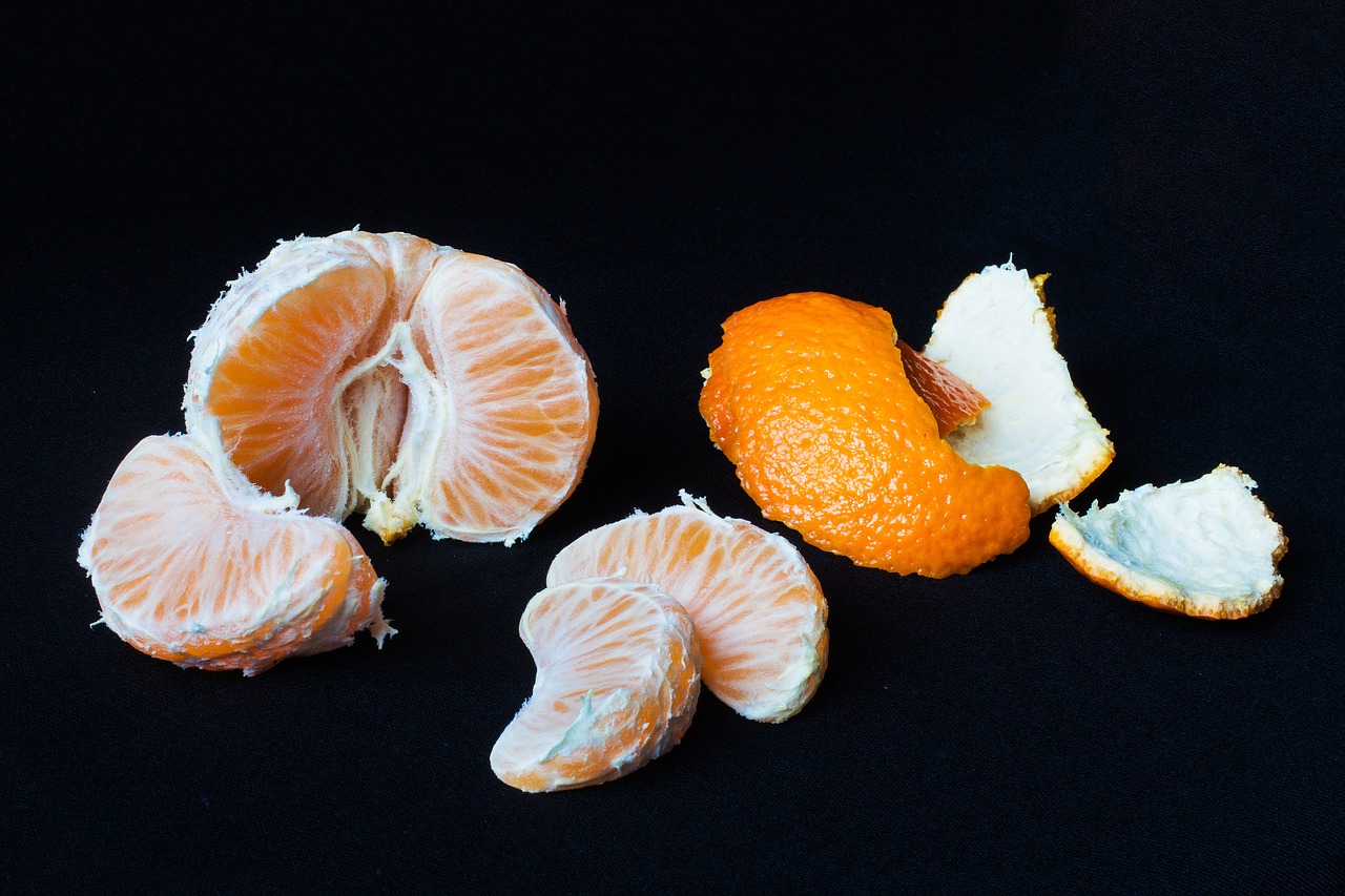 tangerine mandarin duck fruit free photo