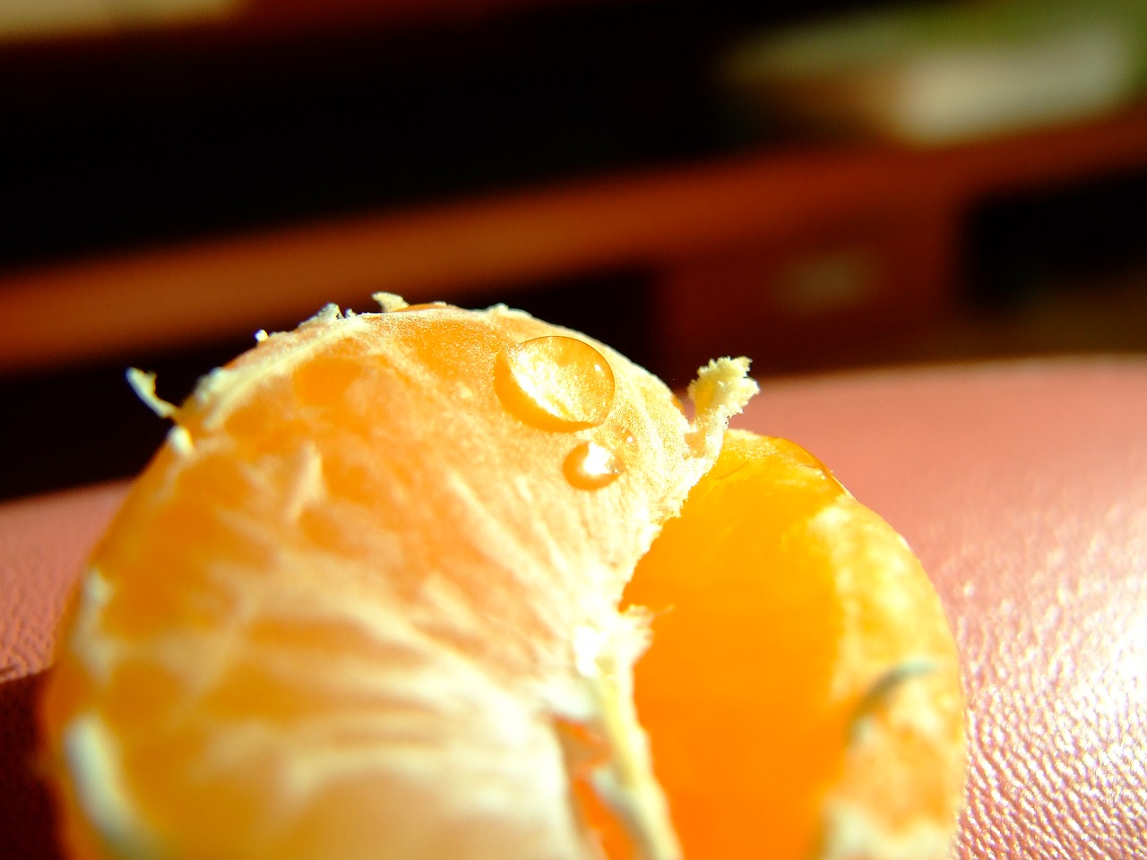 tangerine fruit trickle free photo