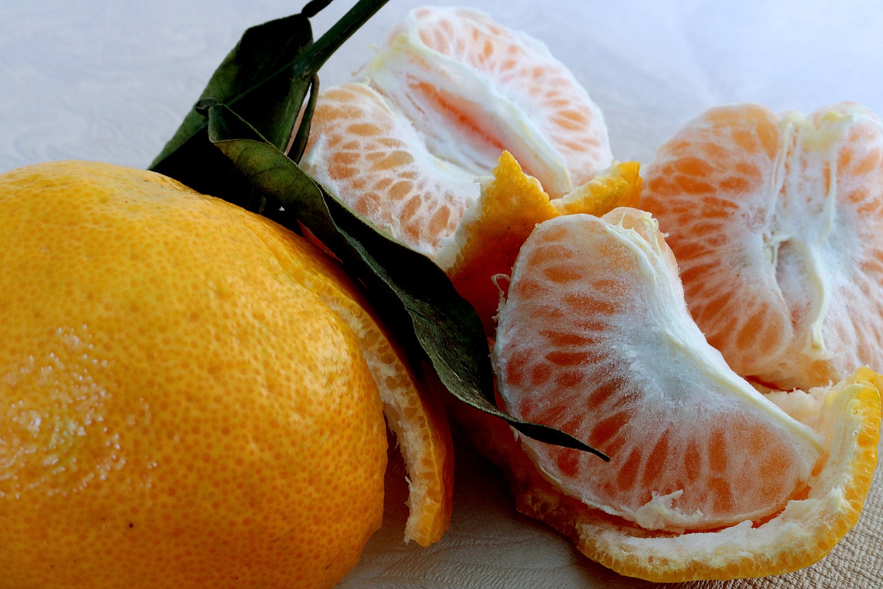 tangerine  fruit  vitamin c free photo