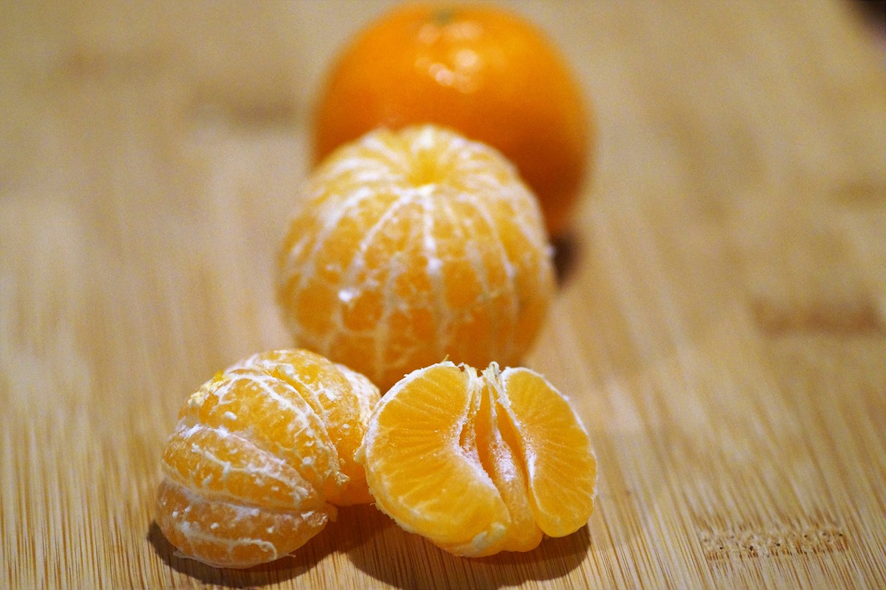 tangerines  peeled  orange free photo