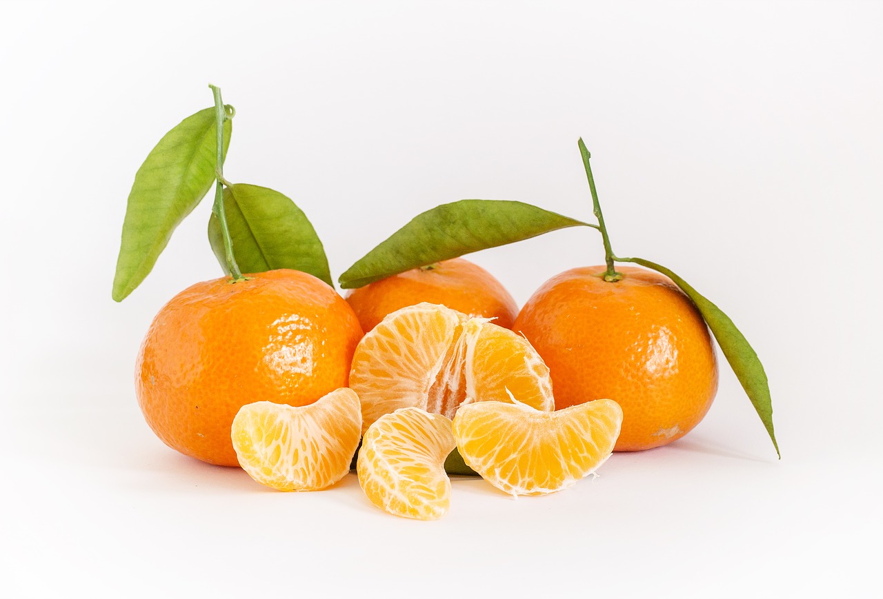 tangerines  tropical fruits  vitamins free photo