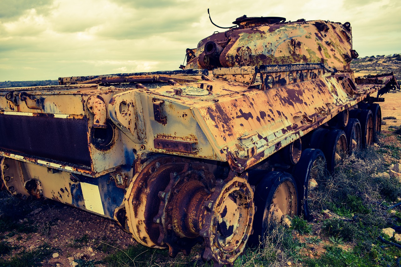 tank rusty old free photo