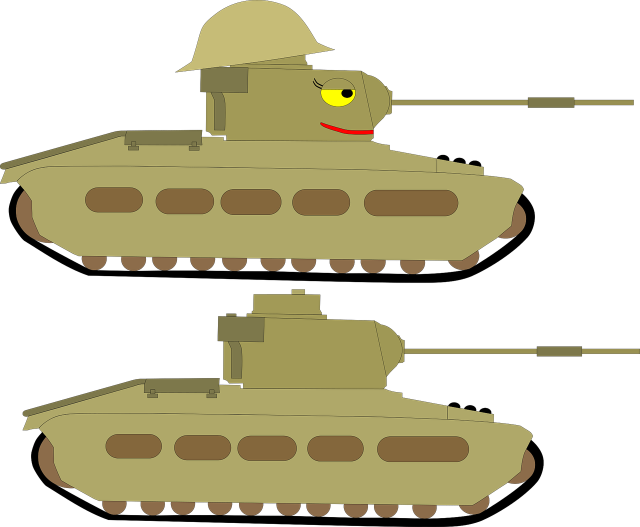 tank cartoon army free photo