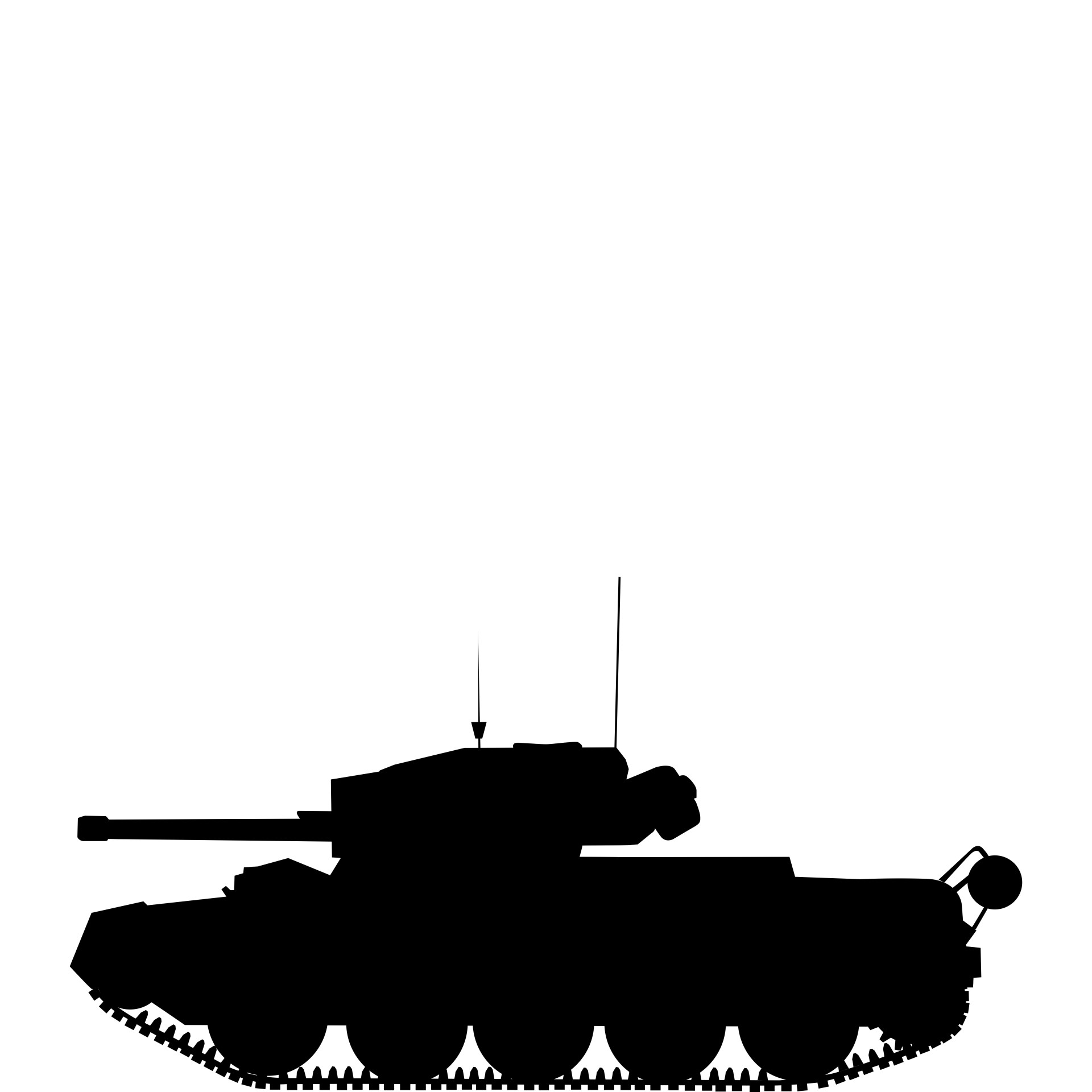 silhouette tank guns free photo