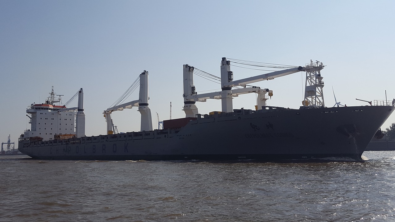 tanker ship elbe free photo
