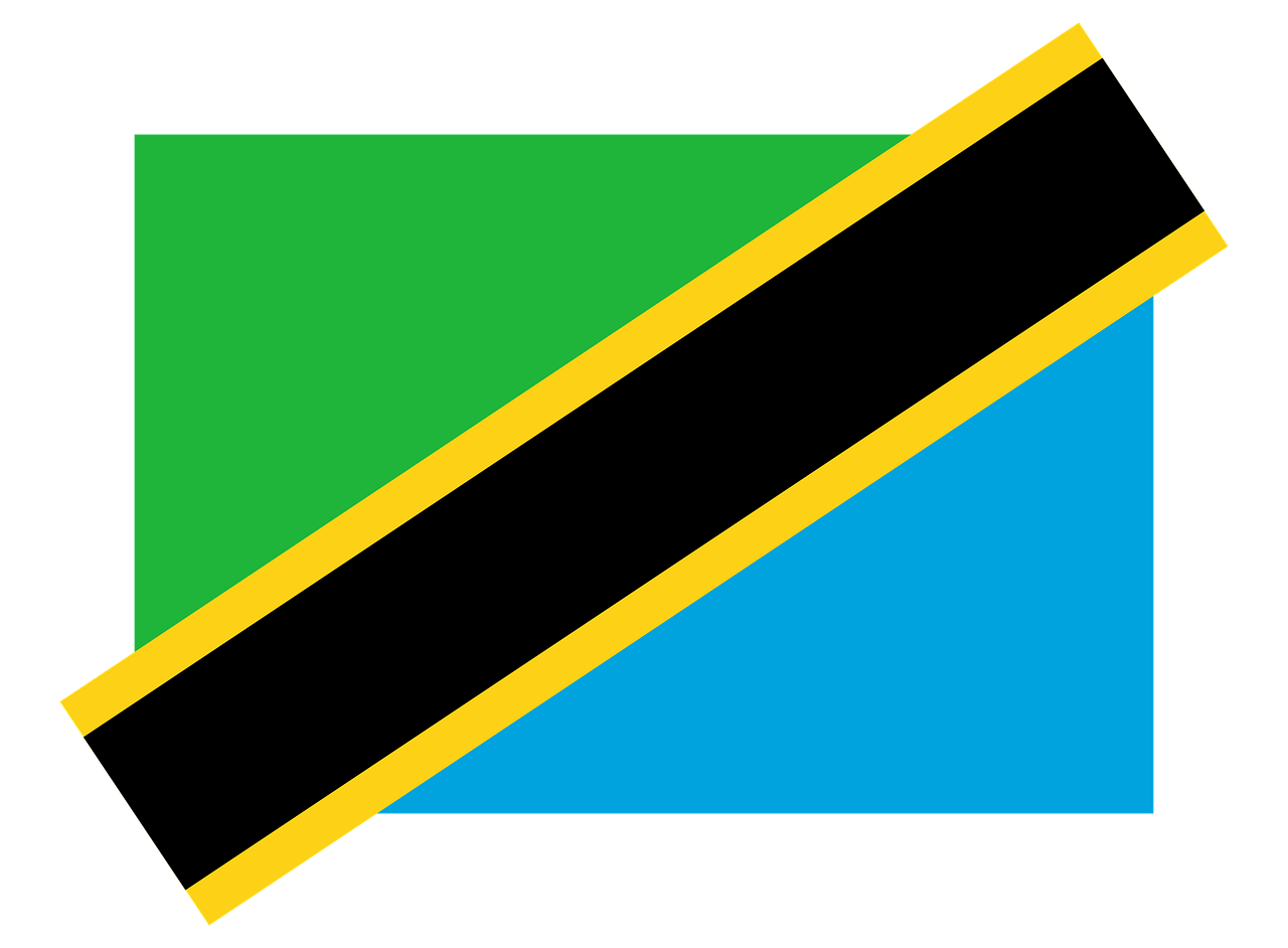 tanzania flag national flag free photo