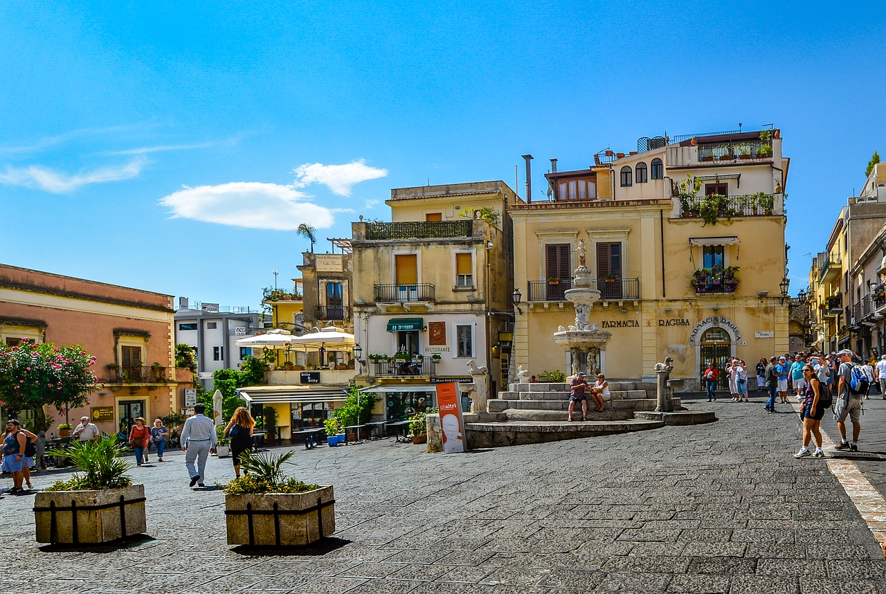 taormina sicily italy free photo