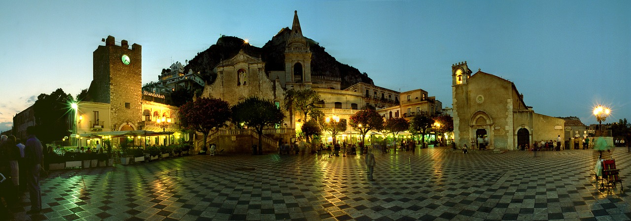 taormina italy sicily free photo