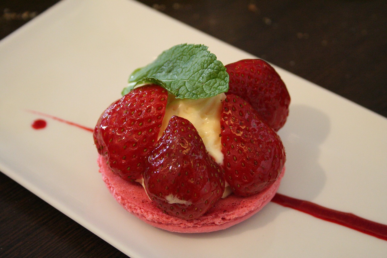 tart strawberry dessert free photo