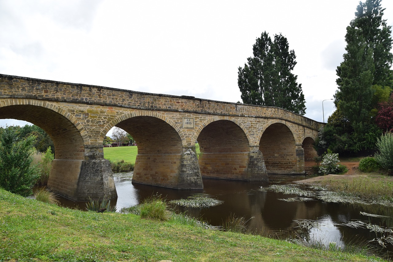 tasmania richmond bridge free photo