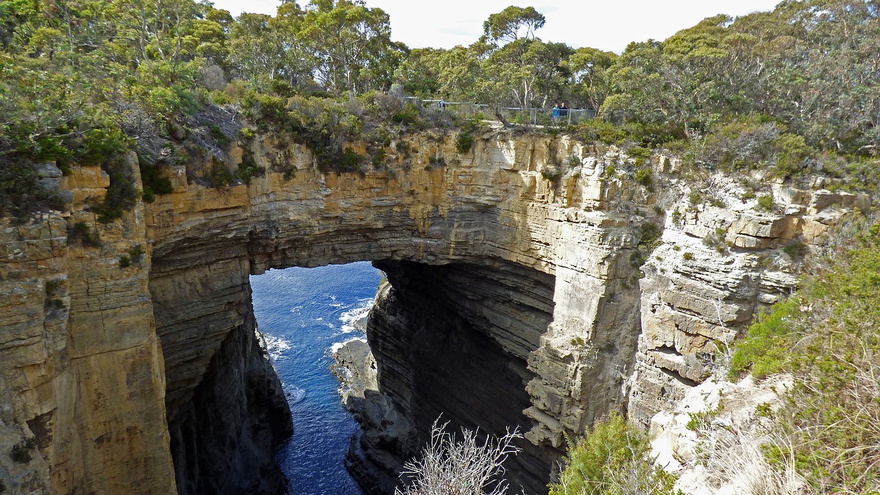 tasmania tasman arch coast free photo