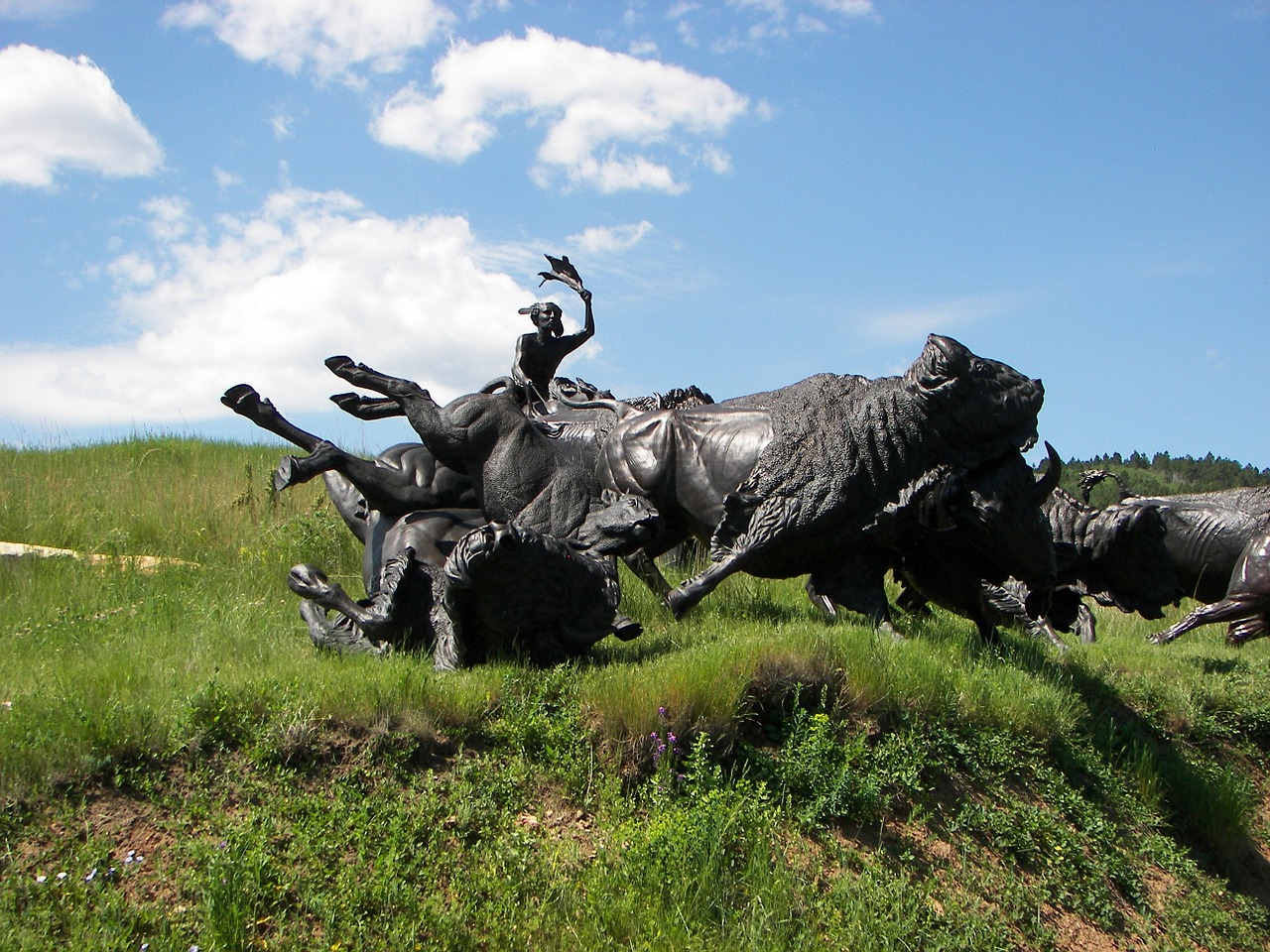 tatonka south dakota sculpture free photo