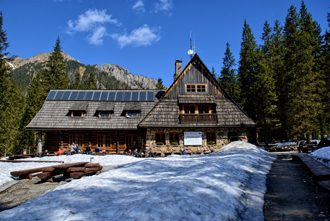 tatry kościeliska valley winter free photo