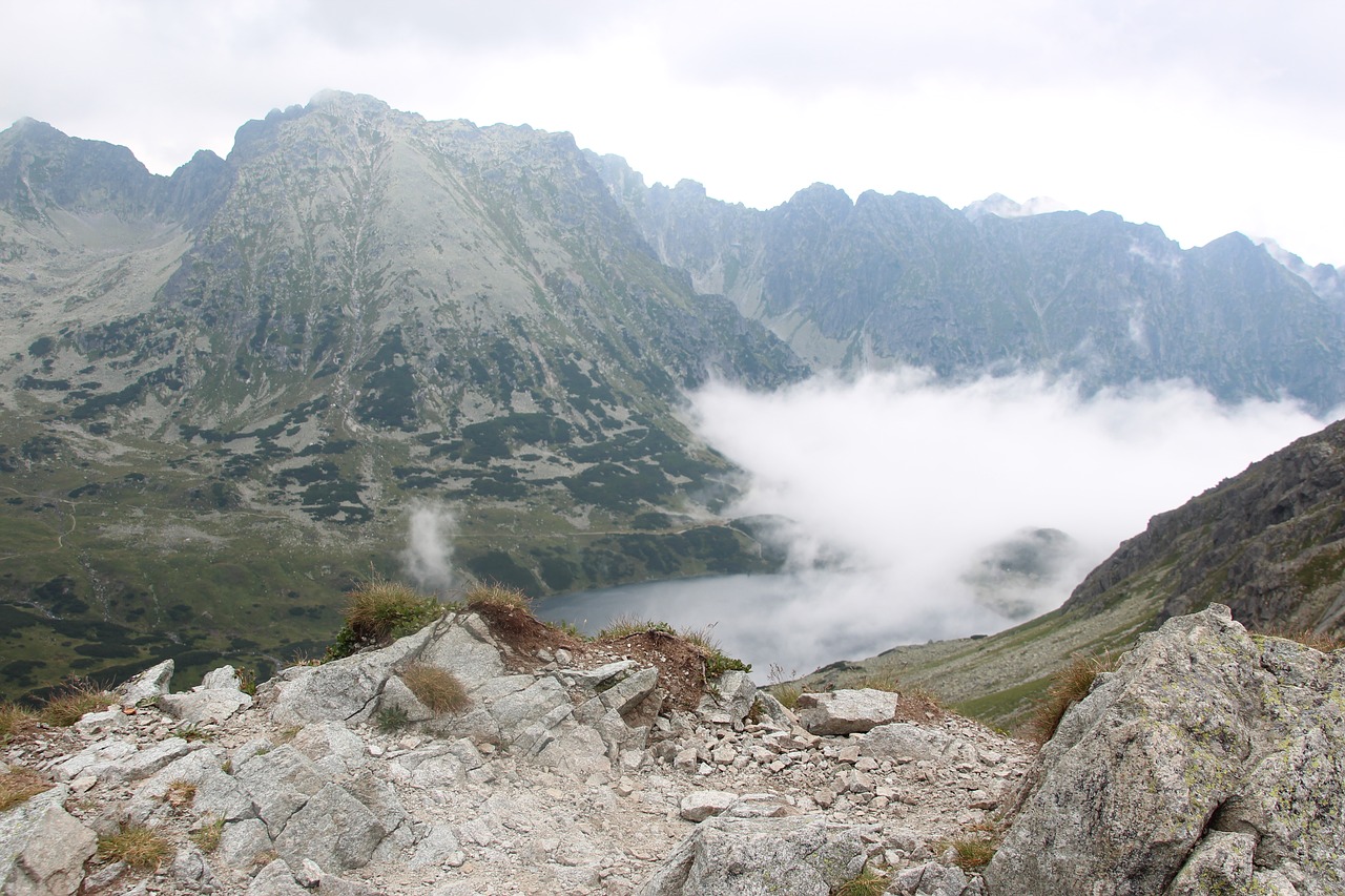 tatry the fog mountains free photo