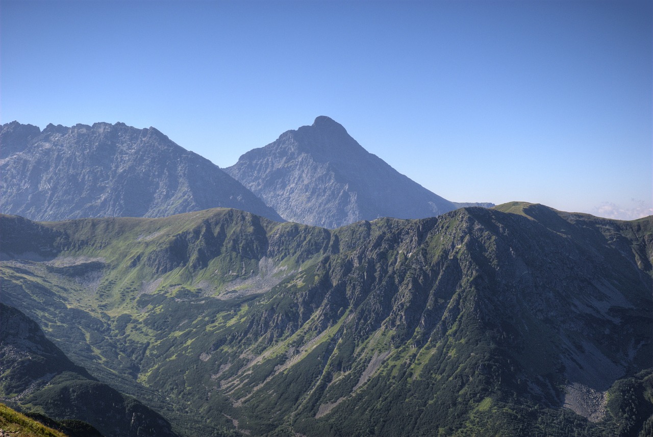 tatry landscape top view free photo