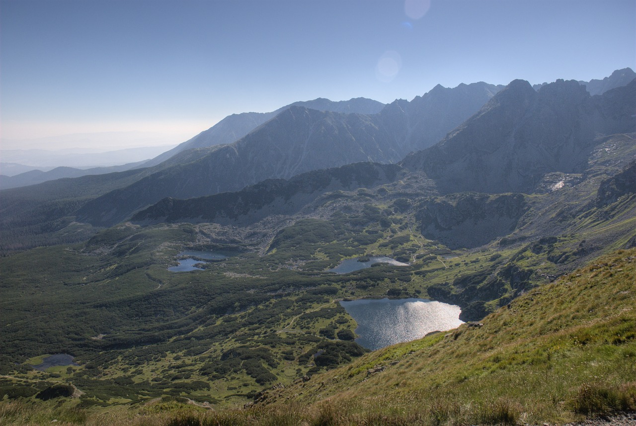 tatry landscape top view free photo