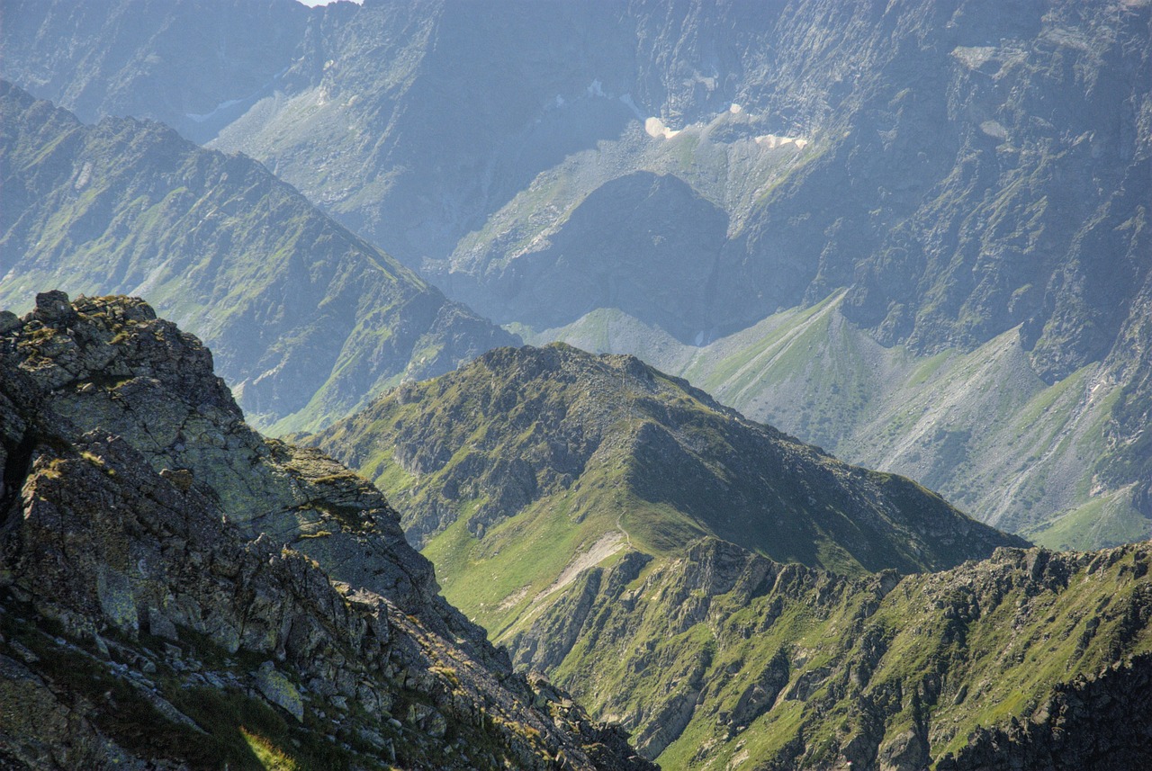 tatry landscape top view free photo