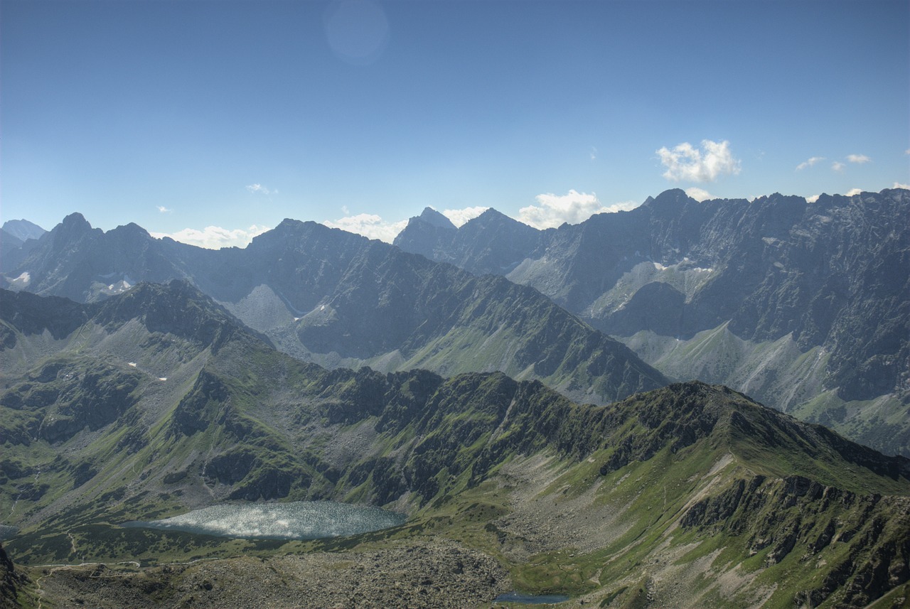 tatry landscape top view free photo