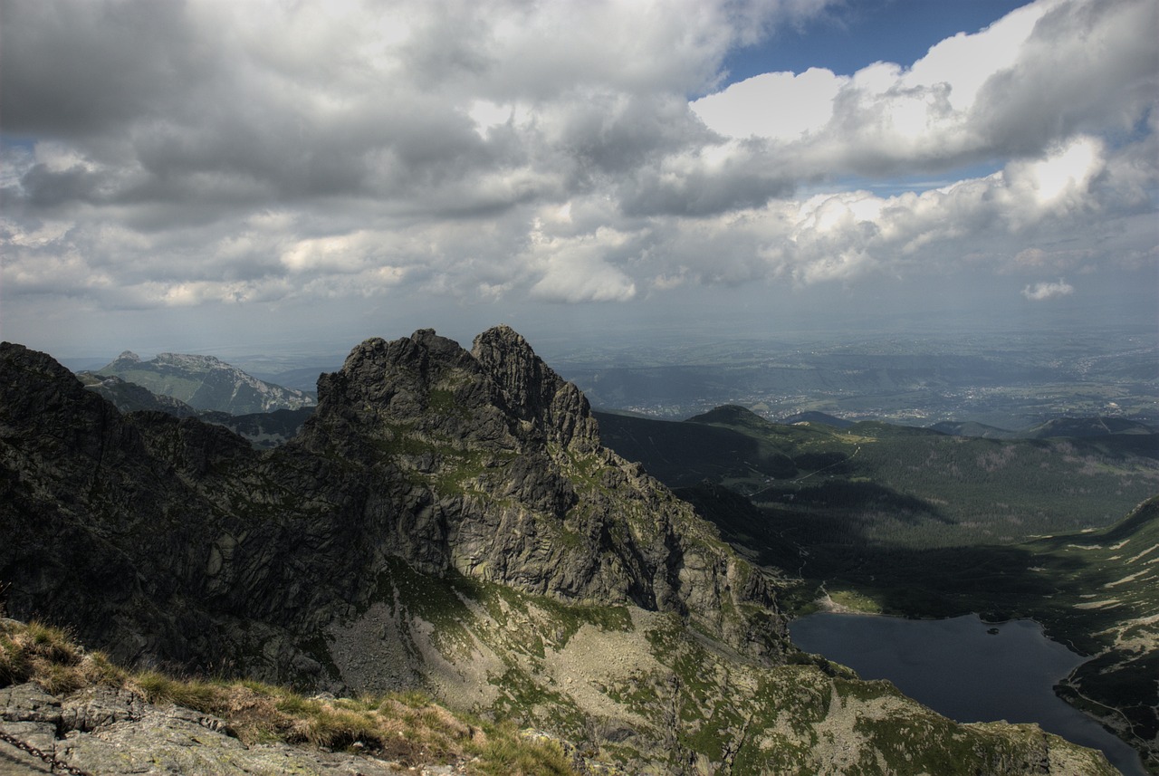 tatry landscape top view free photo