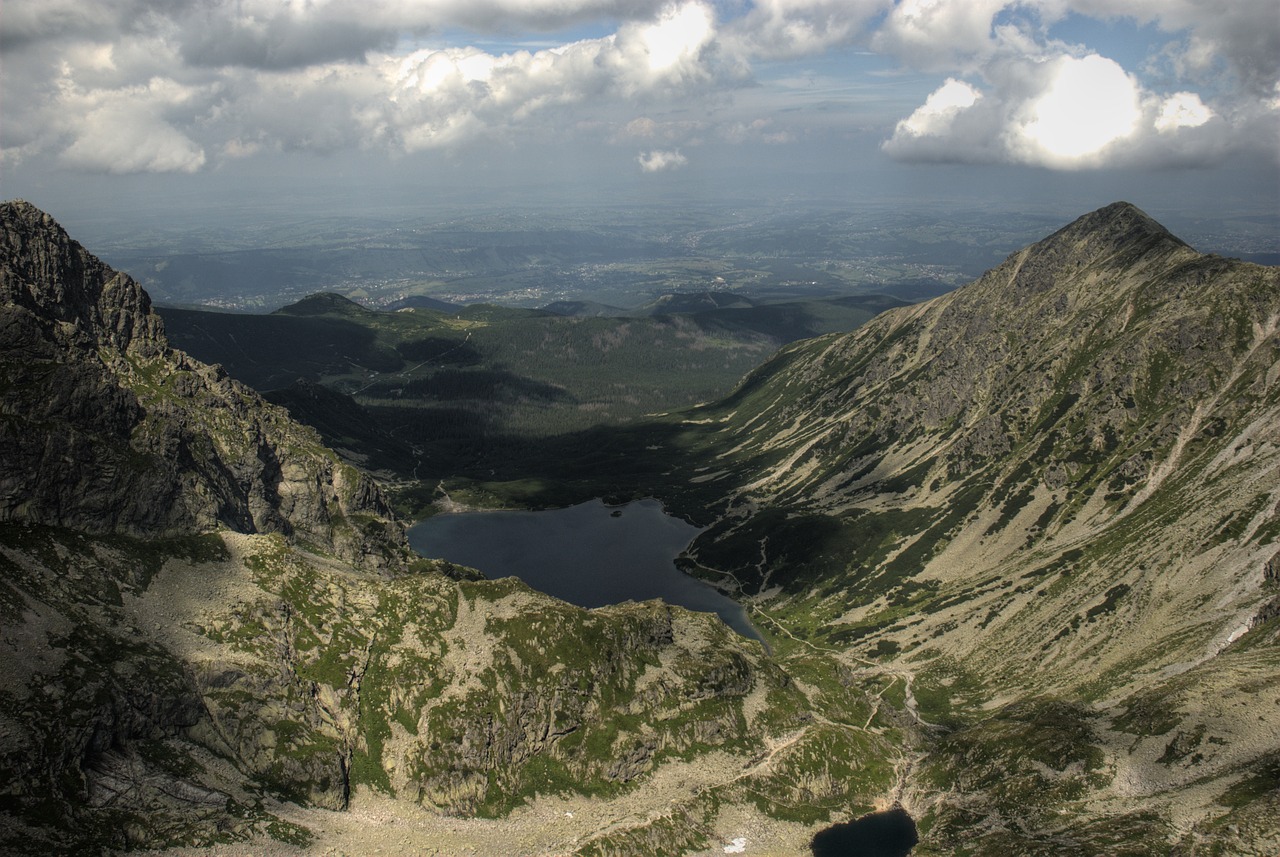 tatry landscape top view free photo