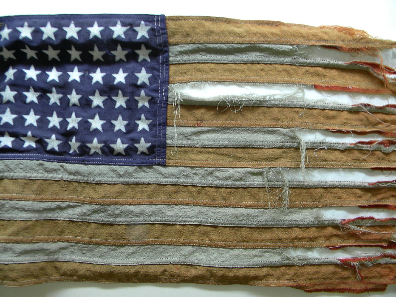 tattered flag old glory vintage flag free photo