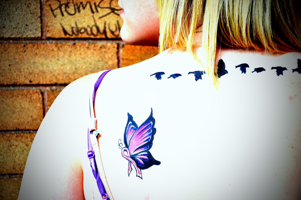 tattoo butterfly insect free photo