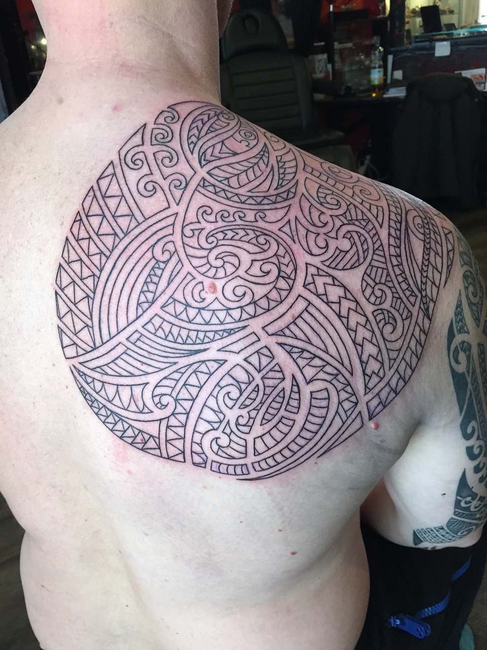 tattoo maori tribal free photo