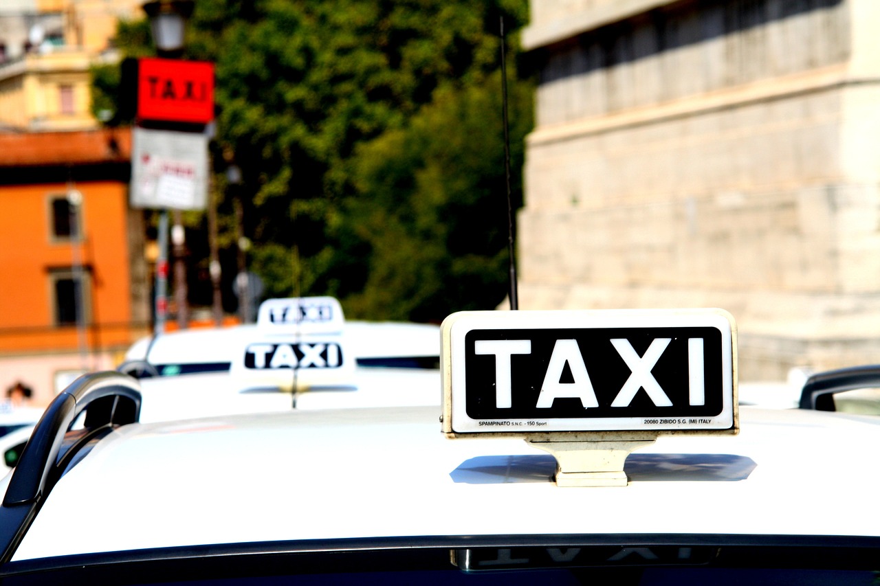 taxi auto rome free photo
