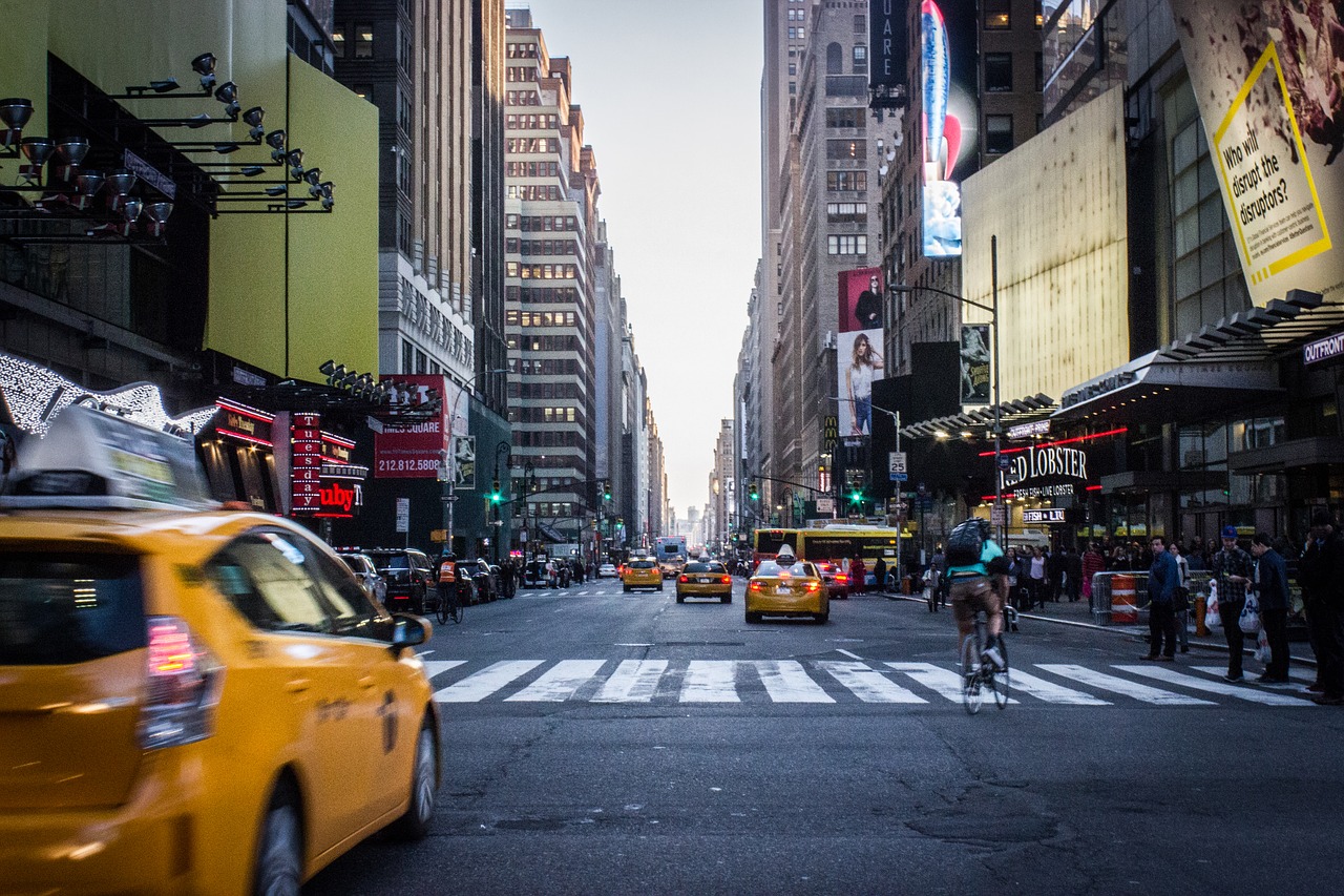 taxi nyc new york free photo