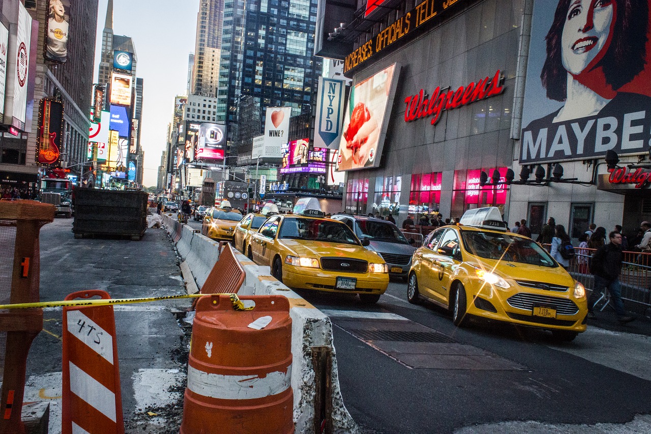 taxi new york city free photo